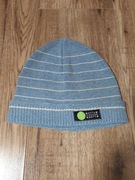 Niebieska czapka dla chłopca na chłodne dni na jesień 100% bawełna