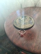 Pierścionek srebro złocony