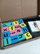 Układanka literki gra edukacyjna wersja ang. 3+