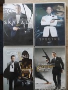 007 JAMES BOND  - CZTERY FILMY 