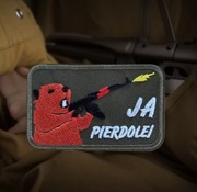 Naszywka taktyczna bóbr haftowana rzep odznaka morale wojskowa militaria