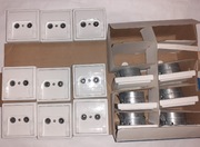 Gniazda Antenowe przelotowe białe Eltra-Elda Gala 