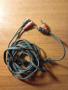 KABEL PRZEDŁUŻACZ DO GŁOŚNIKÓW TYP CHINCH 5 RCA  240cm (86)