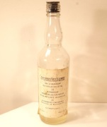 PRL Butelka Polmos Sygnowana z Rozcieńczalnikiem Milanówek z Zawartością