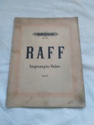 Stare nuty raff impromptu valse piano Joachim 