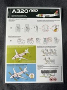 Safety Card / Karty Instrukcja Bezpieczeństwa TAP Portugal Airbus A320