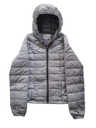 Szara kurtka damska z kapturem w kropki 34,XS Chillin 