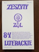 Zeszyty Literackie nr 84 G.Ch. Lichtenberg; R. Calasso; Salvadori o Paryżu