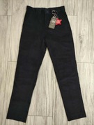 Spodnie materiałowe sztruksowe zamsz COOL CLUB 164 NOWE 