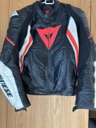 Kurtka motocyklowa skórzana Dainese r. 50 | ochraniacze | sportowa | skóra