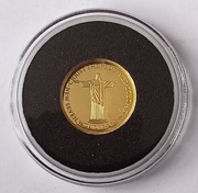 Moneta 2,5 dolara Jezus z Rio.