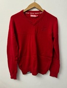 Czerwona bawełniana bluza Diesel rozmiar 11 12 lat 152 cm