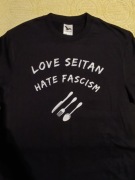 love seitan hate fascism * vegan