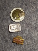 Zestaw odznak wczesny PRL