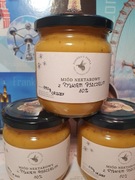 Miód wielokwiatowy z pyłkiem pszczelim 550g