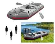 Ponton pompowany 3os. łódka wędkarska 297cm SZTYWNA podłoga 300kg XL