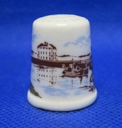 Naparstek Kolekcjonerski Porcelanowy Port