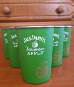 Jack Daniels Tenneessee Apple Kubki Kolekcjonerskie Metalowe 6 Sztuk 300 ml