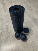 Profesjonalny zestaw - Wałek i piłki do rolowania - komplet 4Fizjo 