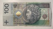 100 ZŁOTYCH 1994 SER. YJ