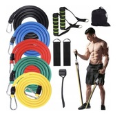 Trening fitness zestaw 5 gum oporowych do ćwiczeń  