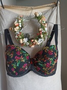 Gorteks Nina/B4 biustonosz usztywniany 75G czarny