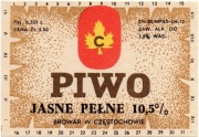 etykieta piwna - browar Częstochowa