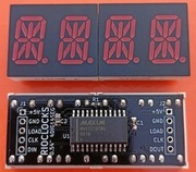 Moduł LED 4 znaki alfanum. MAX7219 0,54 czerwony