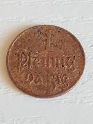 Moneta Pfennig Danzig 1923r