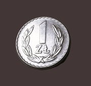 1 zł. 1949 rok. Aluminium , mennicza