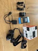 Lustrzanka Sony Alfa 6000 jak nowa, zestaw