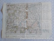 II RP - tczew - mapa 1:100000 - wojskowy instytut geograficzny 1935