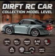 SAMOCHÓD DRIFT Porsche 911 RC 4x4 Zdalnie Sterowany DRIFTEK zabawka POWER