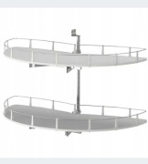 IKEA UTRUSTA Wysuwana karuzela narożna 128cm