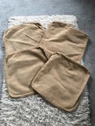 Kremowe Poszewki na poduszkę dekoracyjną 4 sztuki ozdoba Vintage 40x40