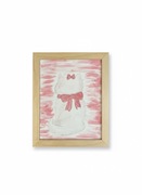 Obraz kotka z kokardką