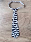 Krawat dziecięcy wielkanocny motyw zajączki króliczki