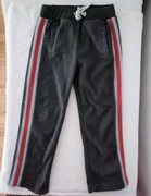 Spodnie z polaru grafit lampasy