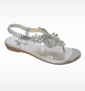 Damskie Sandały Beauty Girls Silver Glam 41 Nowe !