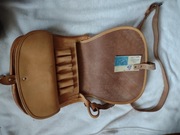 Skórzana torba myśliwska.