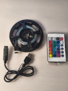 Taśma LED RGB 2m + Pilot | Sterowanie USB | Kolory
