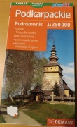 Podkarpackie podróżownik mapa laminowana + atrakcje