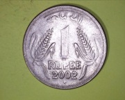 Indie 1 rupia 2002 ( Noida)