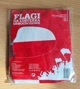 Pokrowce na lusterka samochodowe FLAGI POLSKA 2SZT