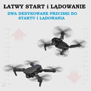 DRON E88 PRO 2.4 Ghz FUTERAŁ ŻYROSKOP idealny do nauki lotu