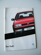 Prospekt Volkswagen Golf 4 z 1998 roku