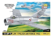 Klocki Cobi 5822, Samolot Myśliwski LIM-1 z 1952 r. licencja Mig, NOWE