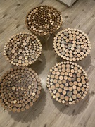 Stolik kawowy z gałęzi