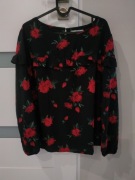 Śliczna bluzka  rozmiar L Szachownica jak nowa