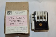 Stycznik MSM-3 MSM 3 500V 40A Cewka 220V 230V 50Hz